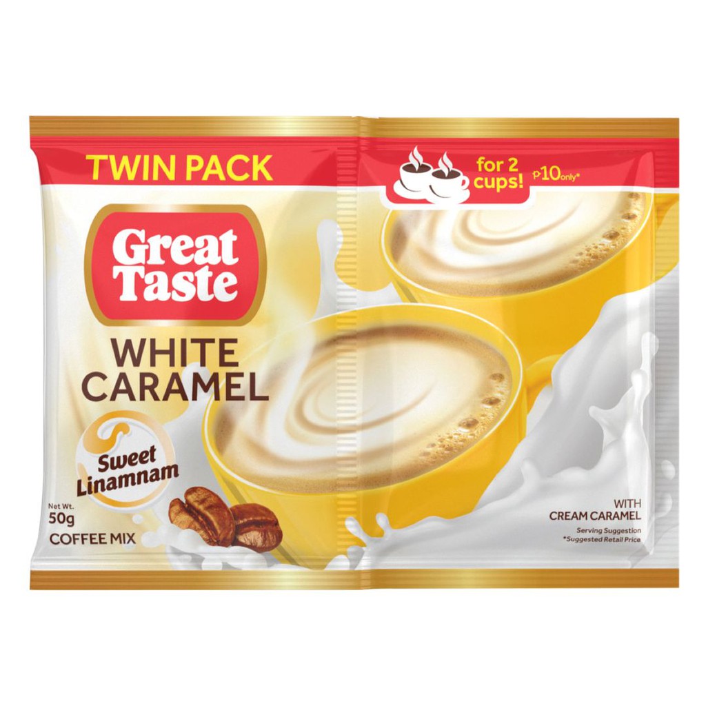 Great Taste White Caramel Twin Pack (50g x 10) Shopee Philippines