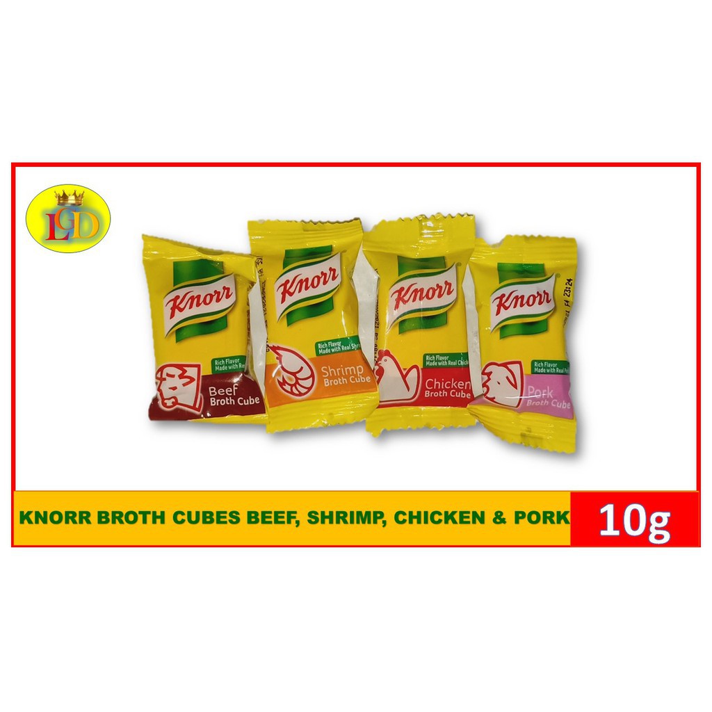 Knorr Pork Shrimp Chicken Beef Broth Cubes 12s X 10g Shopee Philippines