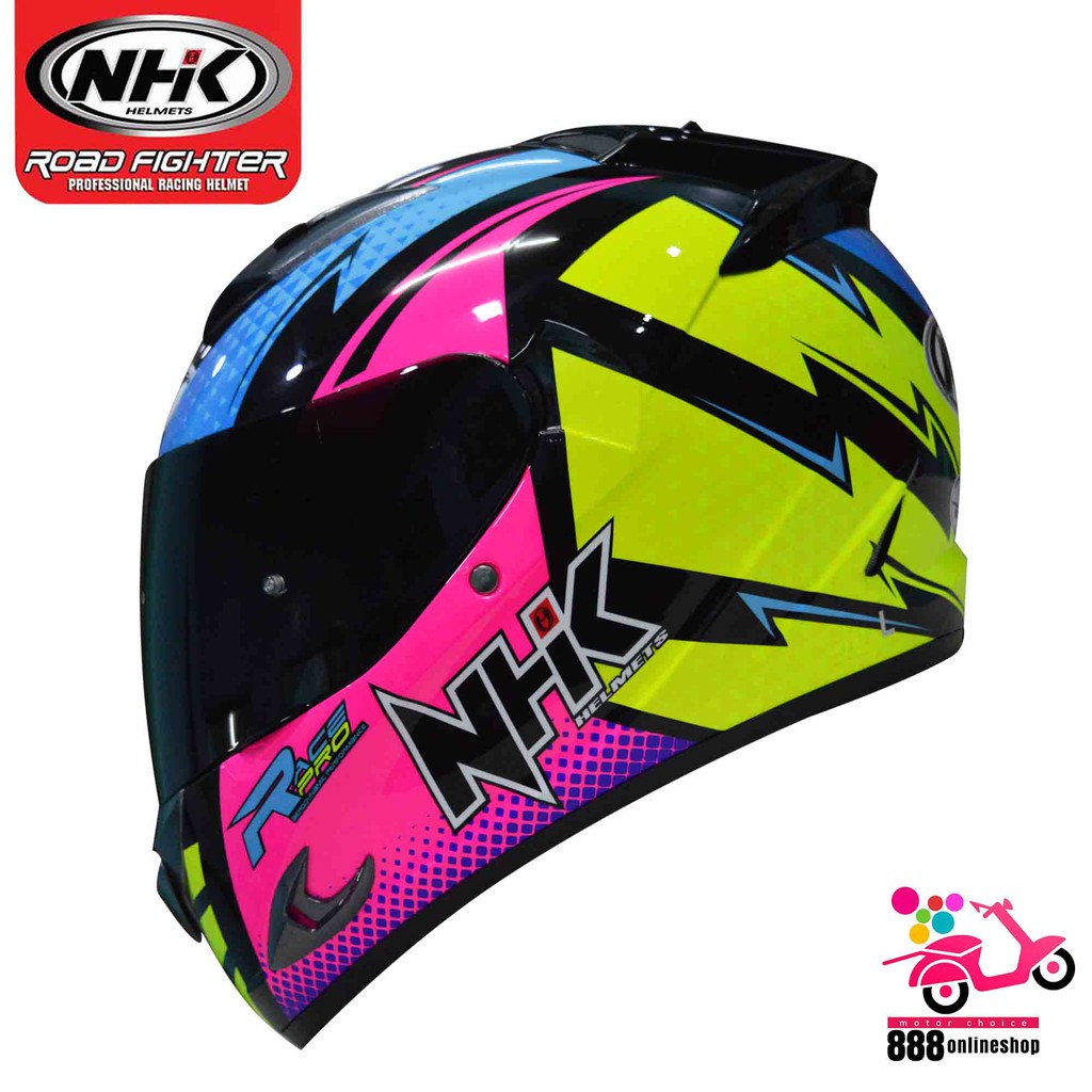 Nhk Helmet Race Pro Flash Super Cross Single Visor Motorchoice 8 Shopee Philippines