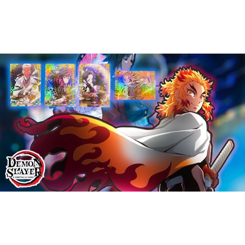 Demon Slayer Collectible Cards 1 Higher Rarity 4 Random Rare Cards 