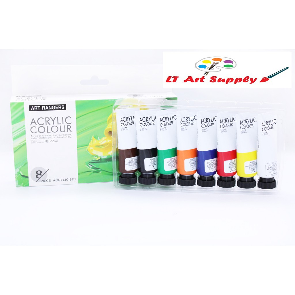 Art Rangers Acrylic Paint 22ml Water Base Acrylic Colour Regular