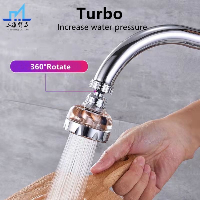 【37】360 Rotate Faucet Water Bubbler Kitchen Saving Tap Head Filter Spray Nozzle