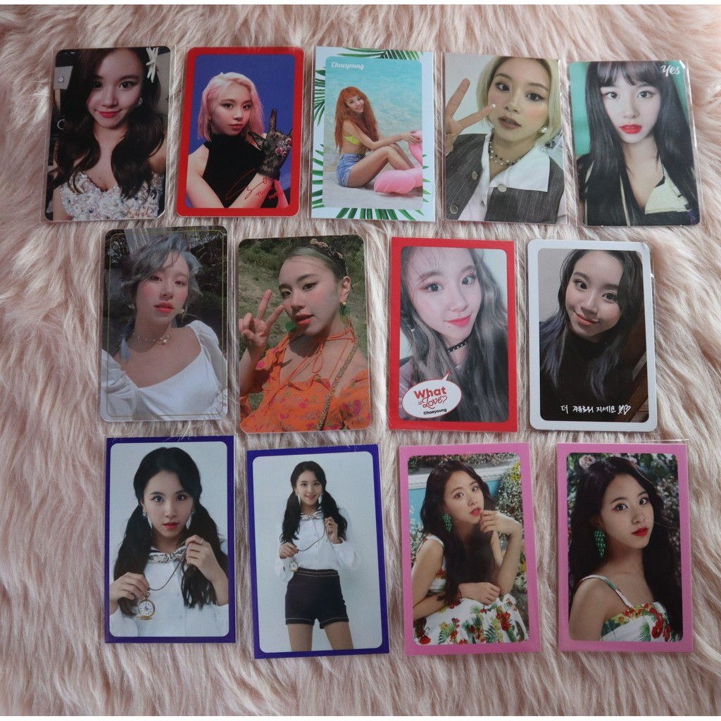 TWICE OFFICIAL PHOTOCARDS ONHAND (CHAEYOUNG) | Shopee Philippines