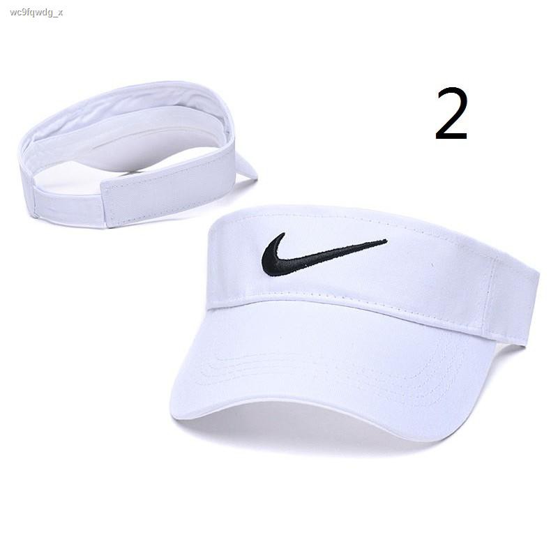 ㍿☈NIKE visor cap Empty top hat Fashion sun men women baseball Adjustable size 3 model Shopee