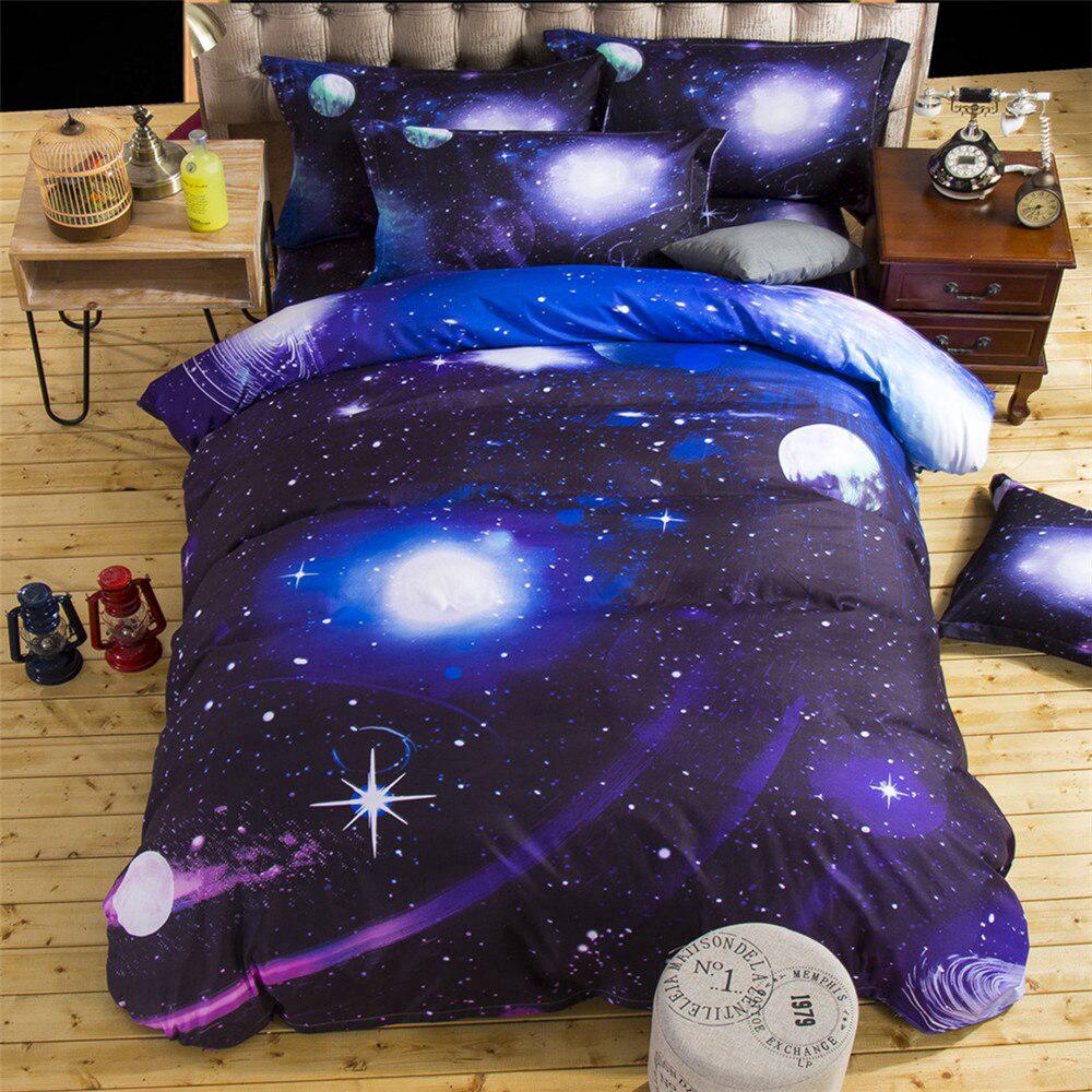 Nebula 3d Print Duvet Cover Set Bed In A Bag Galaxy Sanding Duvet