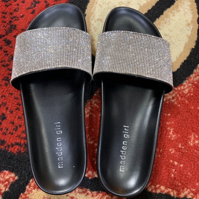 steve madden bling slides