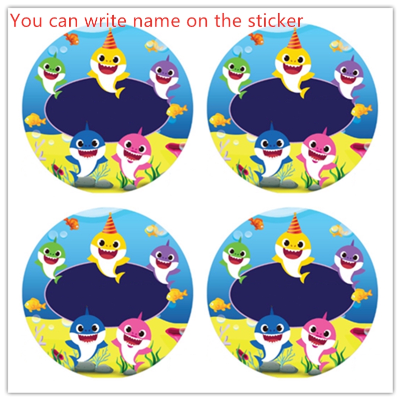 10pcs 4cm Baby Shark Happy Birthday Sticker Shopee Philippines