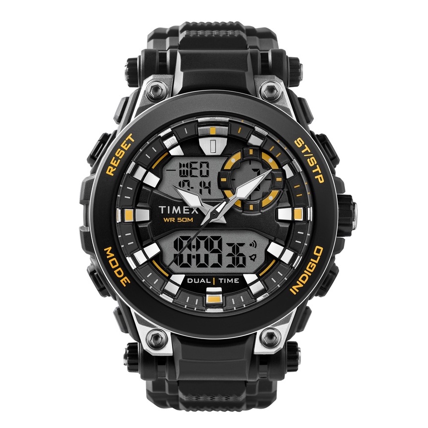 Timex A-Game DGTL Black Rubber Analog-Digital Watch For Men TW5M30500  SPORTS | Shopee Philippines