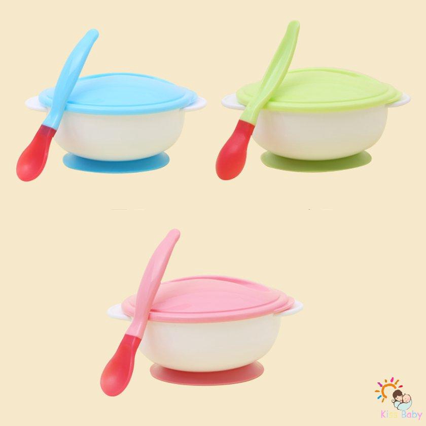 baby food bowls and spoons