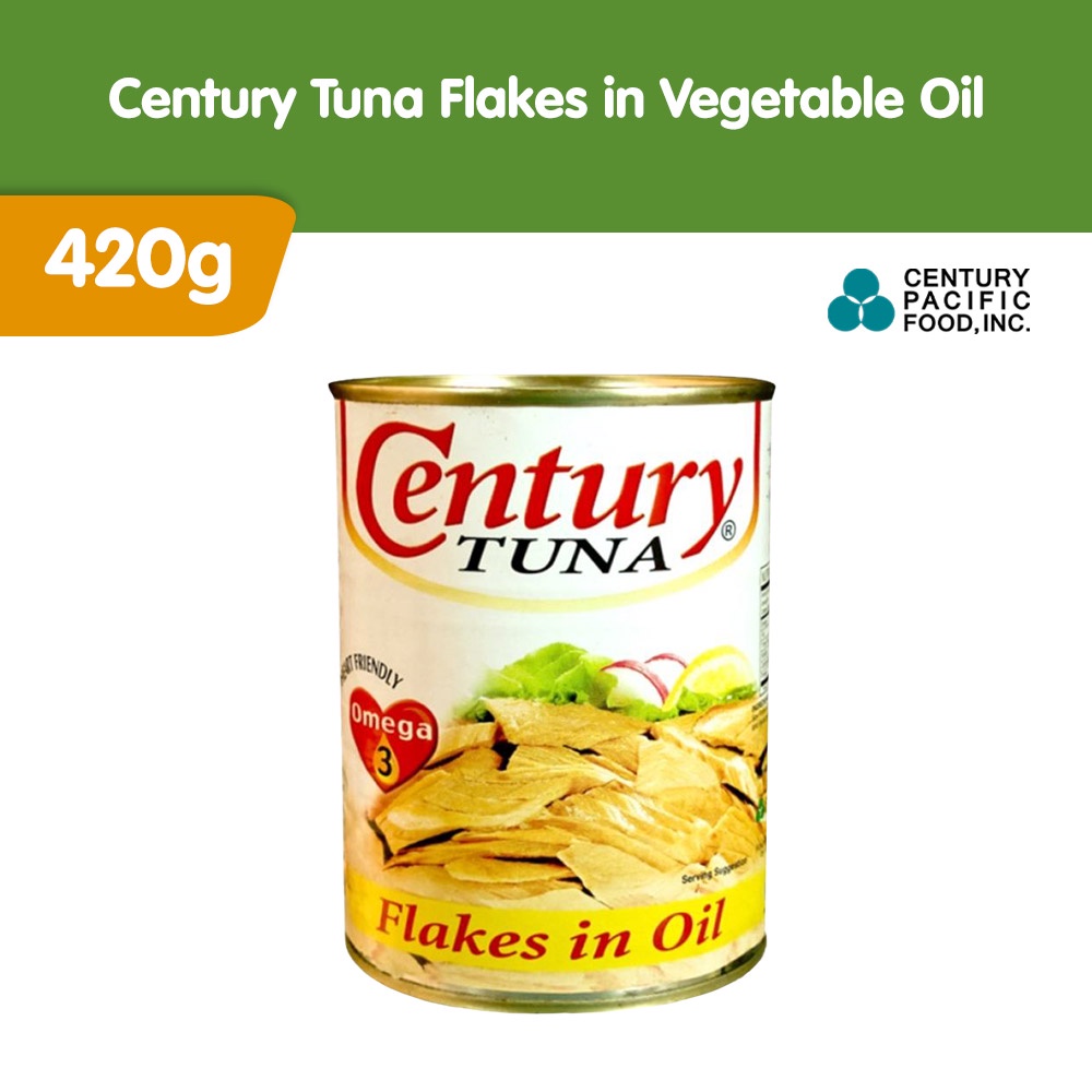 Century Tuna Flakes in Vegetable Oil 420g Shopee Philippines