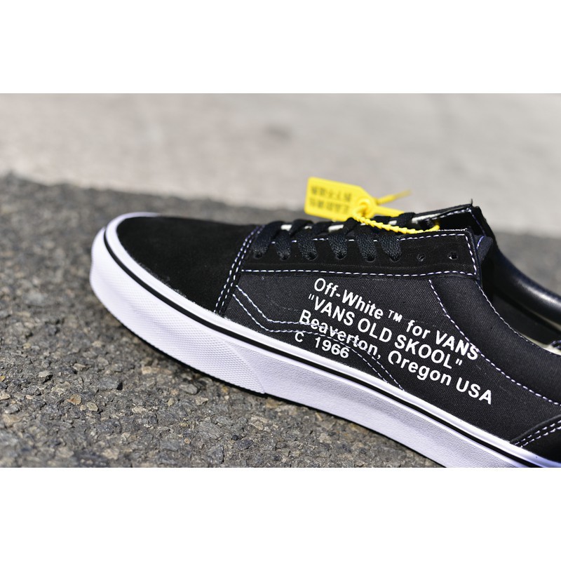 off white black vans
