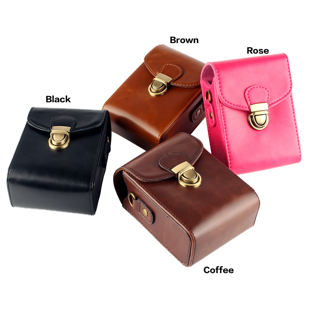 PU Leather Camera Bag For Sony ZV1 With Shoulder Strap Shopee Philippines