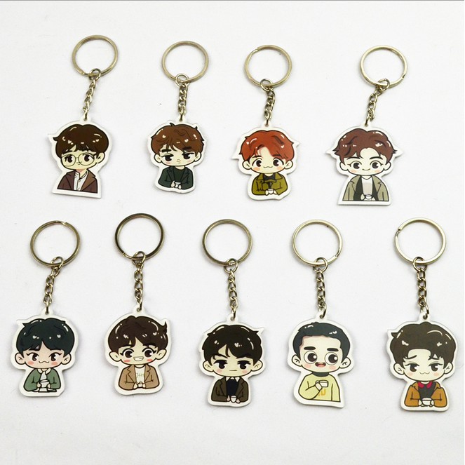 KPOP EXO Lovely Unisex Key Ring Acrylic Keychain Fashion Giftd 1X ...