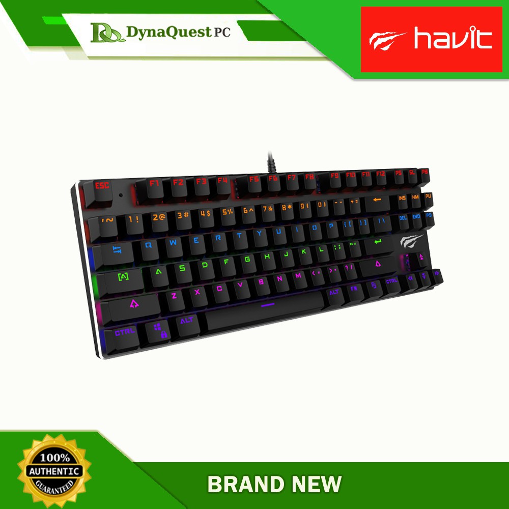 HAVIT HVKB435L RGB BACKLIT MECHANICAL GAMING KEYBOARD Shopee Philippines