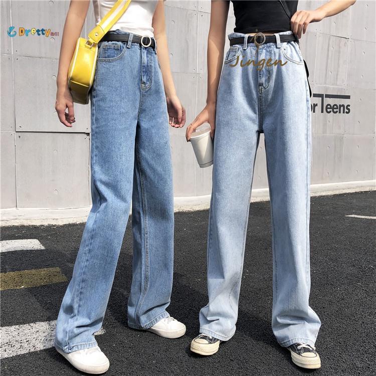 baggy denim trousers
