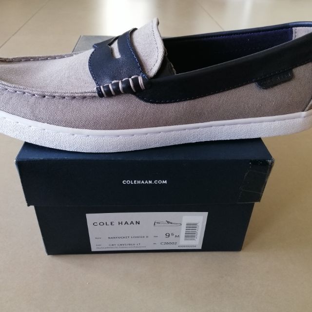 cole haan nantucket loafer blue