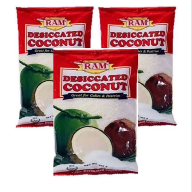 200g DESSICATED COCONUT BUNDLE OF 3PACK Shopee Philippines