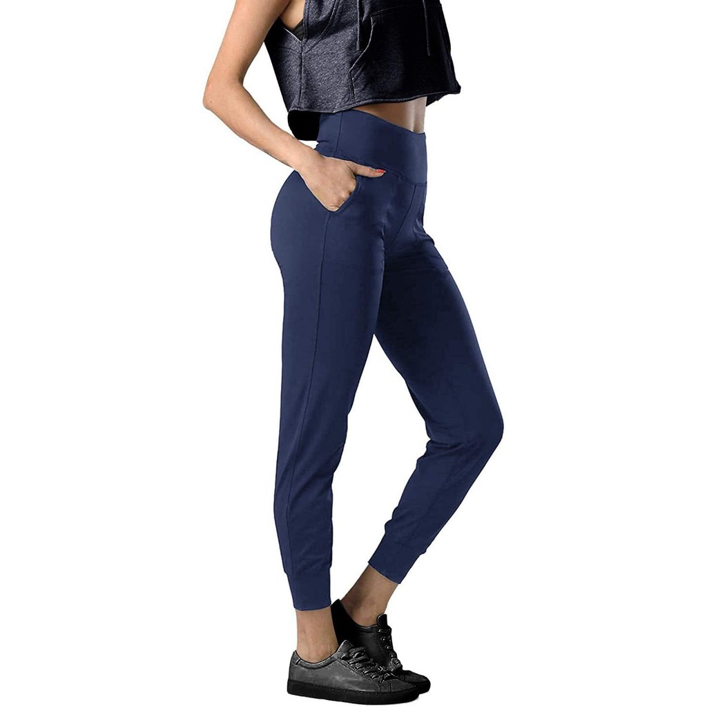 high waisted track pants