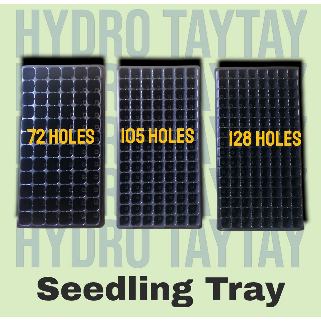 Seedling Tray Heavy duty 72, 104, and 128 Holes Shopee Philippines