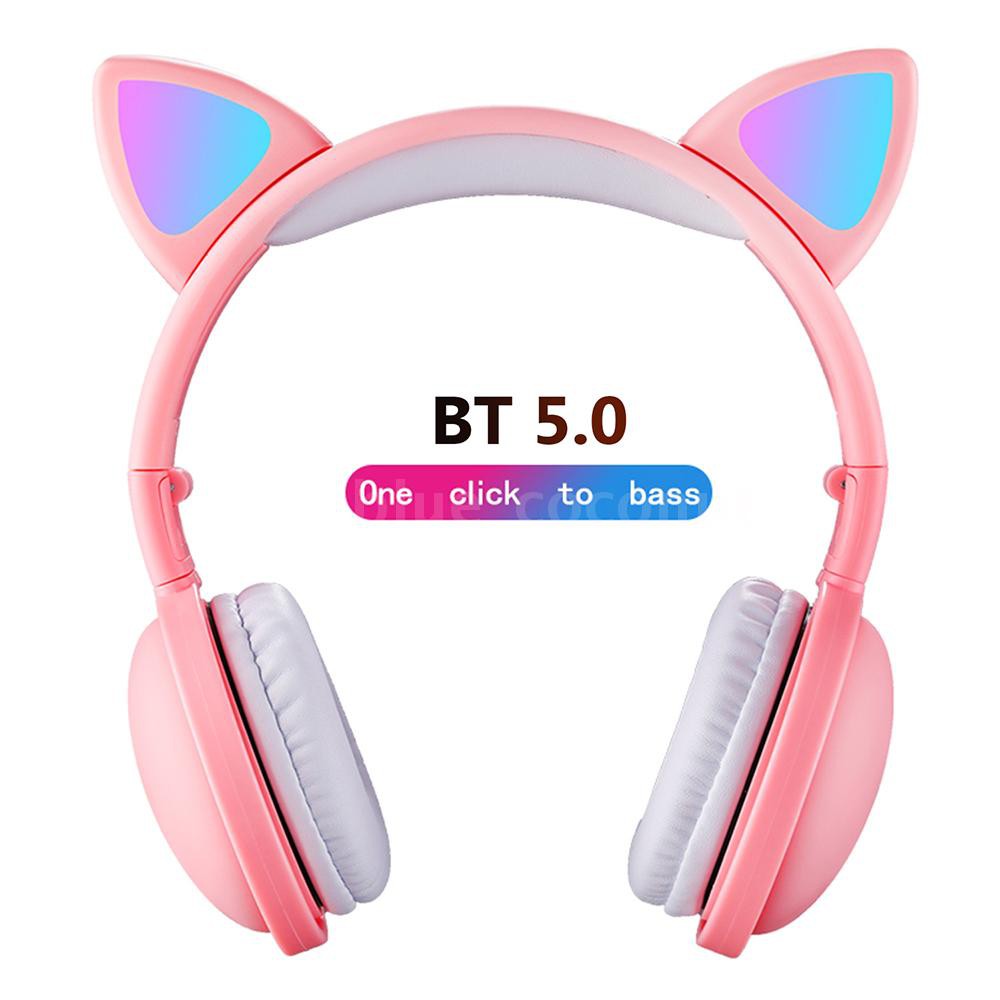 rgb cat ear headphones