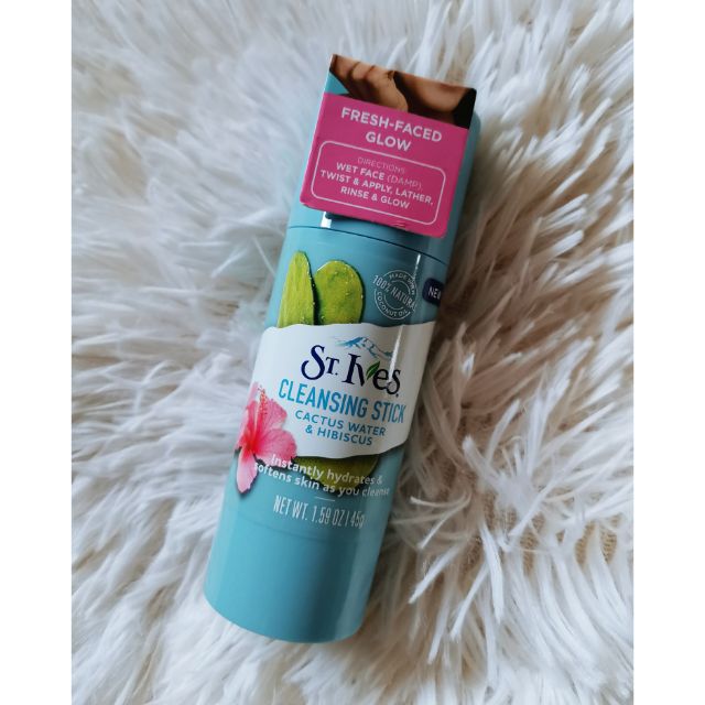 st ives cleansing stick cactus water