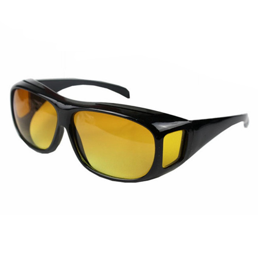 HD NIGHT DAY VISION DRIVING WRAP AROUND ANTI GLARE SUNGLASSES WITN POLARIZED LEN