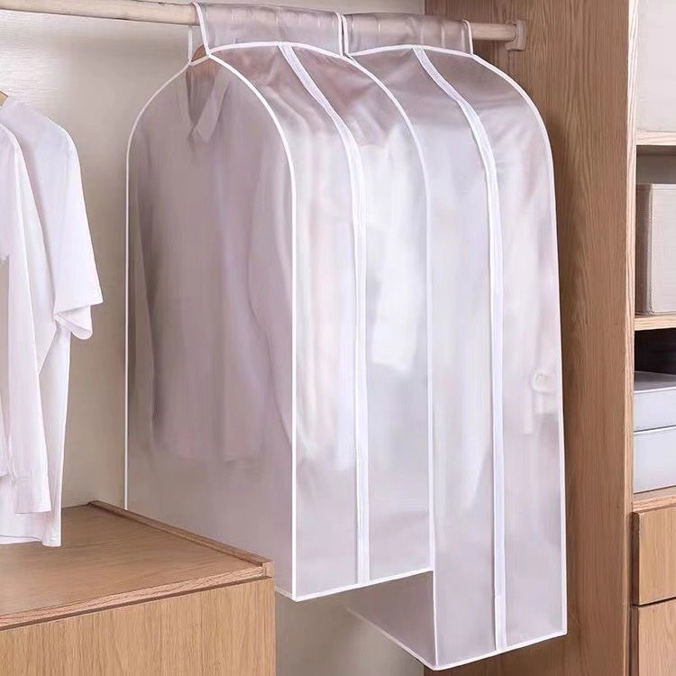 Wardrobe Plastic Clothes Cover Rack Hanging Cover Cloth Hanger Cover