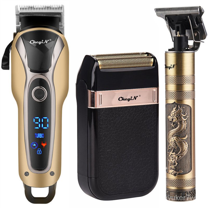 Professional Barber Hair Clipper Rechargeable Electric TOutliner