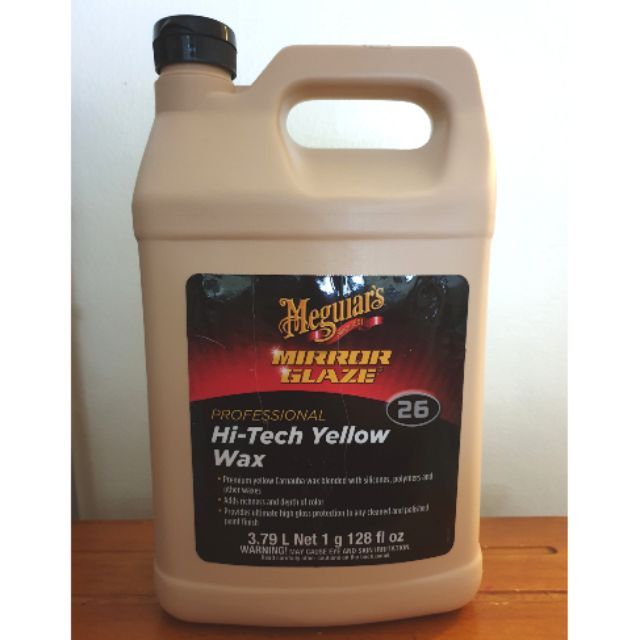 Meguiars M26 Hi Tech Yellow Wax Shopee Philippines