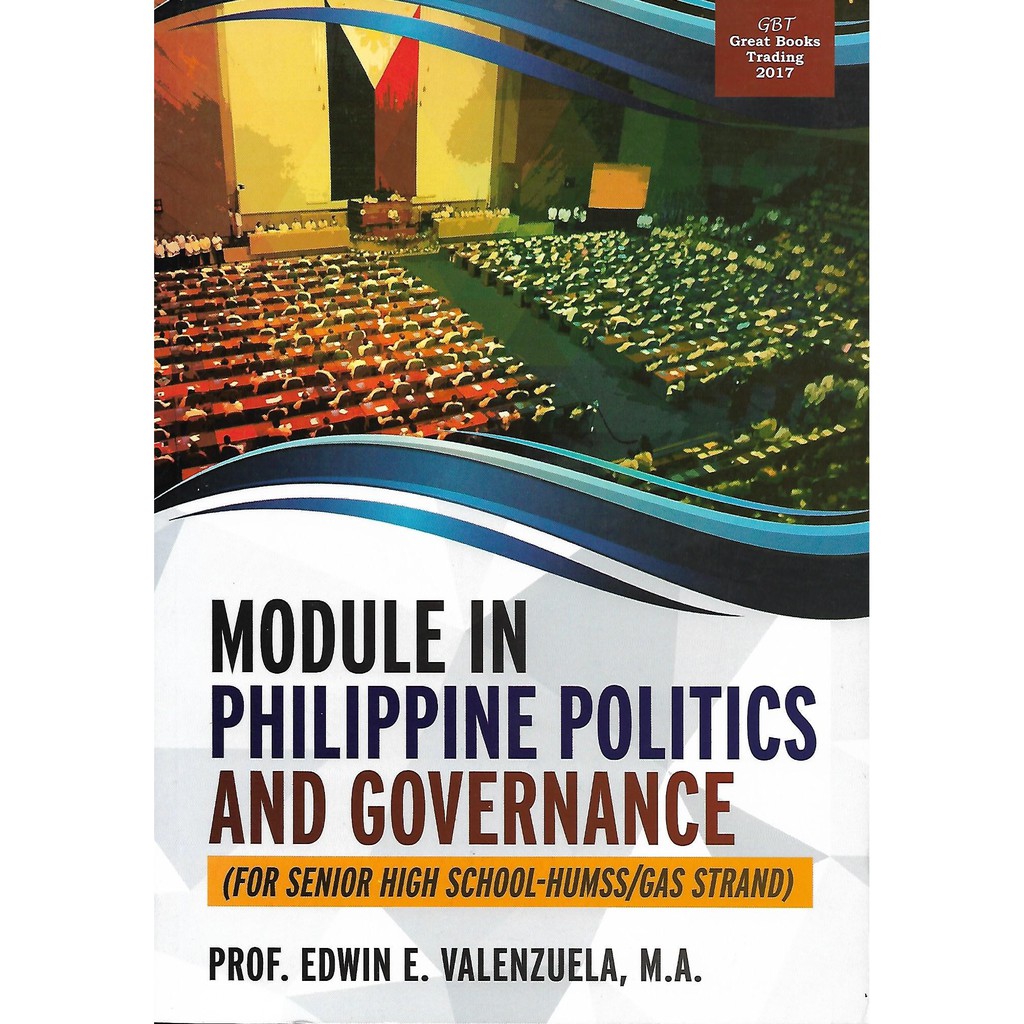 Module In Philippine Politics And Governance For Senior High School Humssgas Strand Shopee 9504