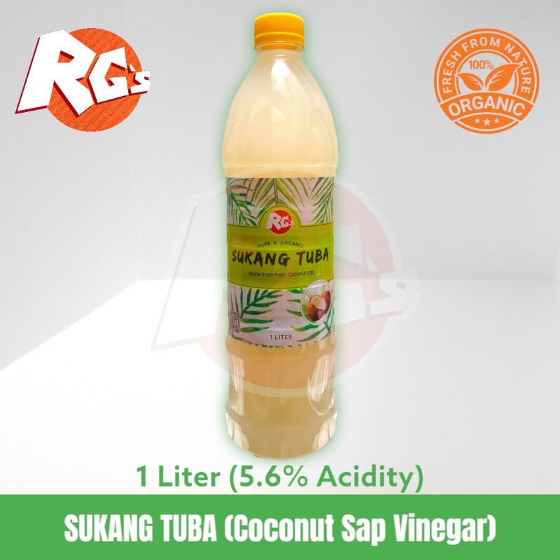 RG's SUKANG TUBA ( Coconut Sap Vinegar) 1L Shopee Philippines