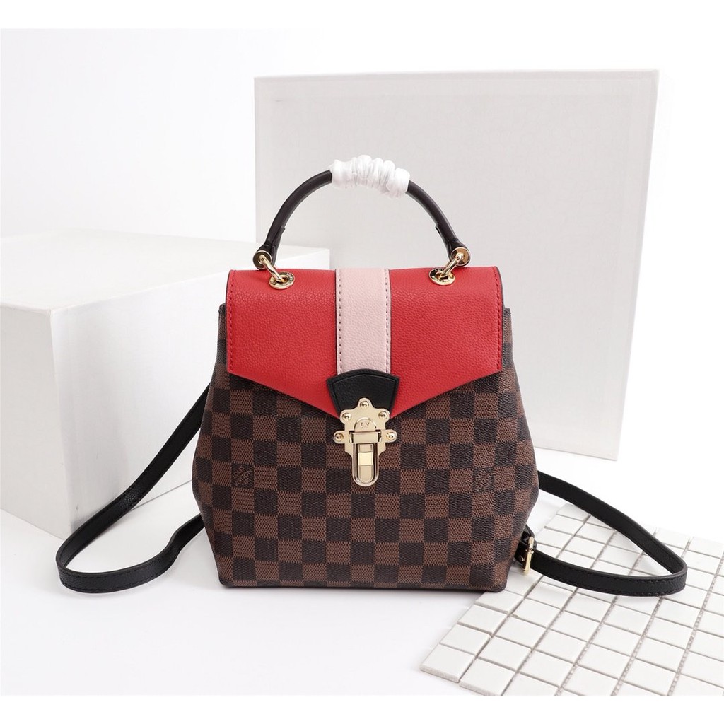 louis vuitton red box bag