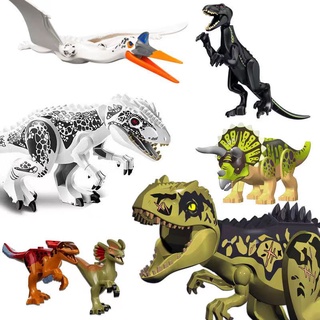 Large Dinosaur Model Jurassic World Dominion Giganotosaurus Building Blocks Tyrannosaur Assembled Toys Gifts