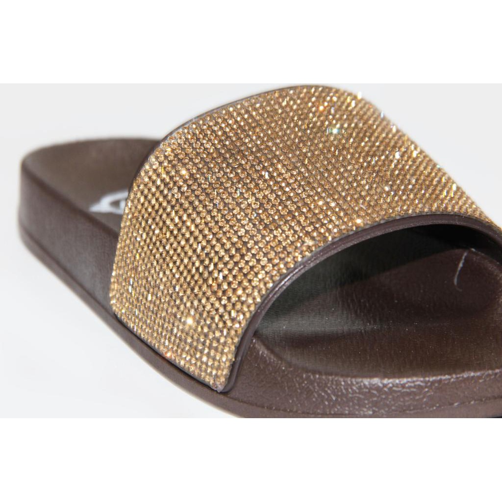 gold rhinestone slides