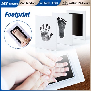 Newborn Baby Handprint Or Footprint Clean Touch Ink Pad Kit Safe Non-toxic Baby Souvenirs Perfect Fa