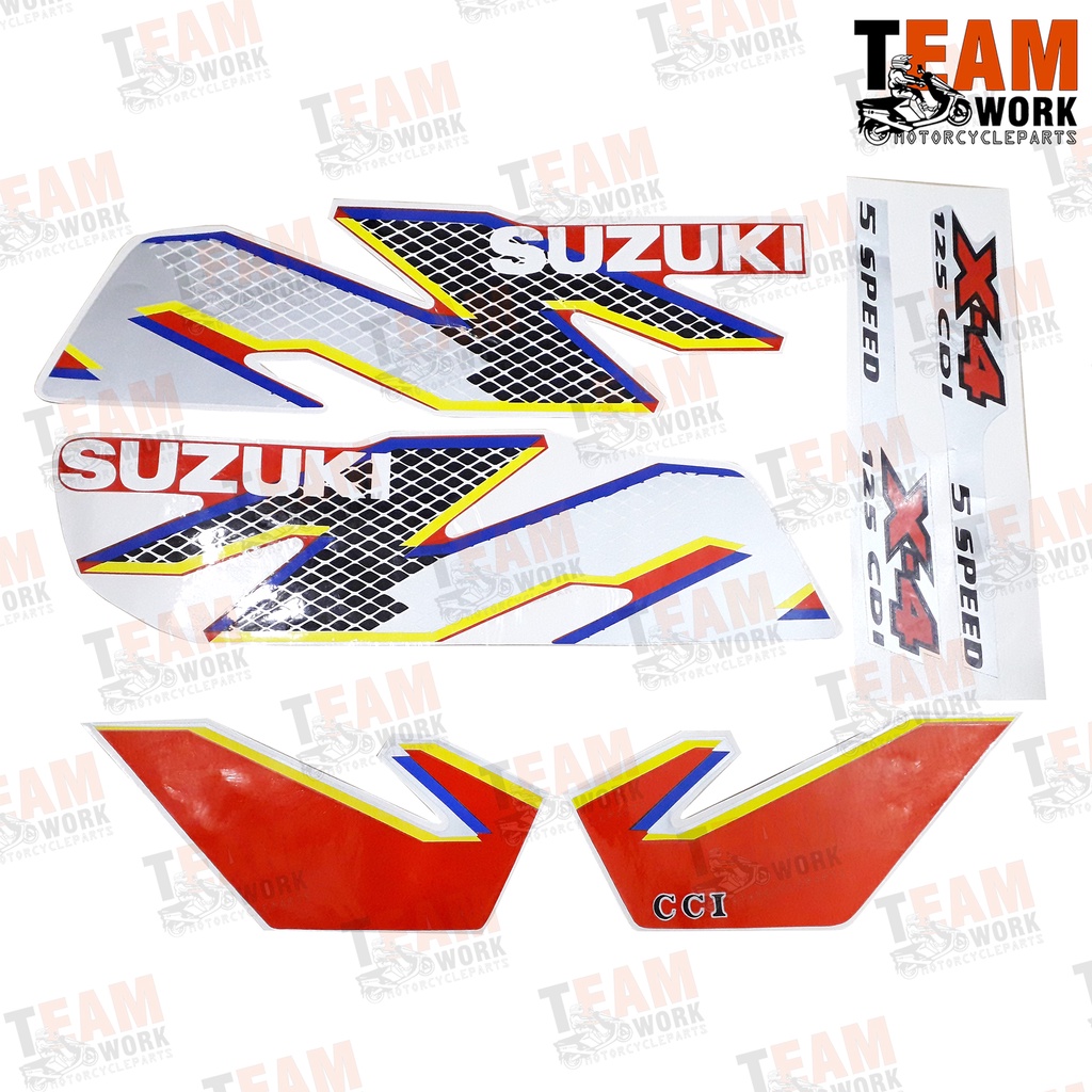 Suzuki X4 Sticker / Decals SET | Shopee Philippines