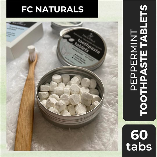 EcoFriendly and Natural Toothpaste Tablets by FC Naturals Shopee