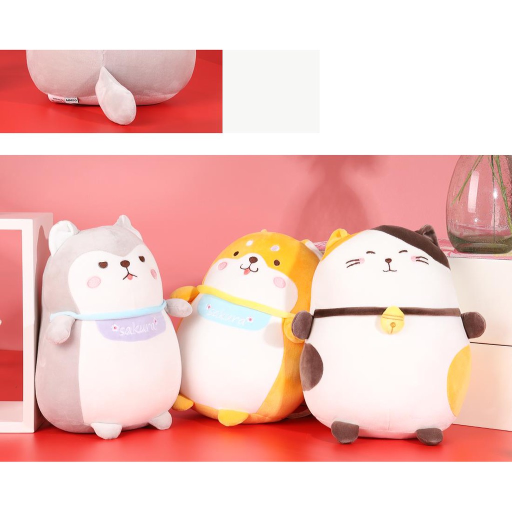miniso kitten plush toy