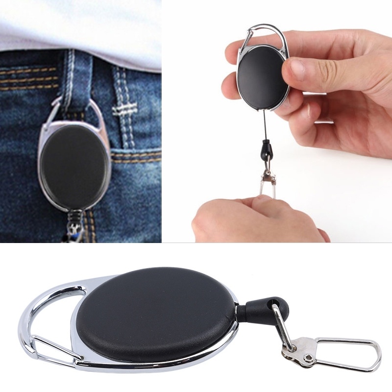 Portable Telescopic Clasp Anti-theft And Anti-loss Key Chain Automatic ...