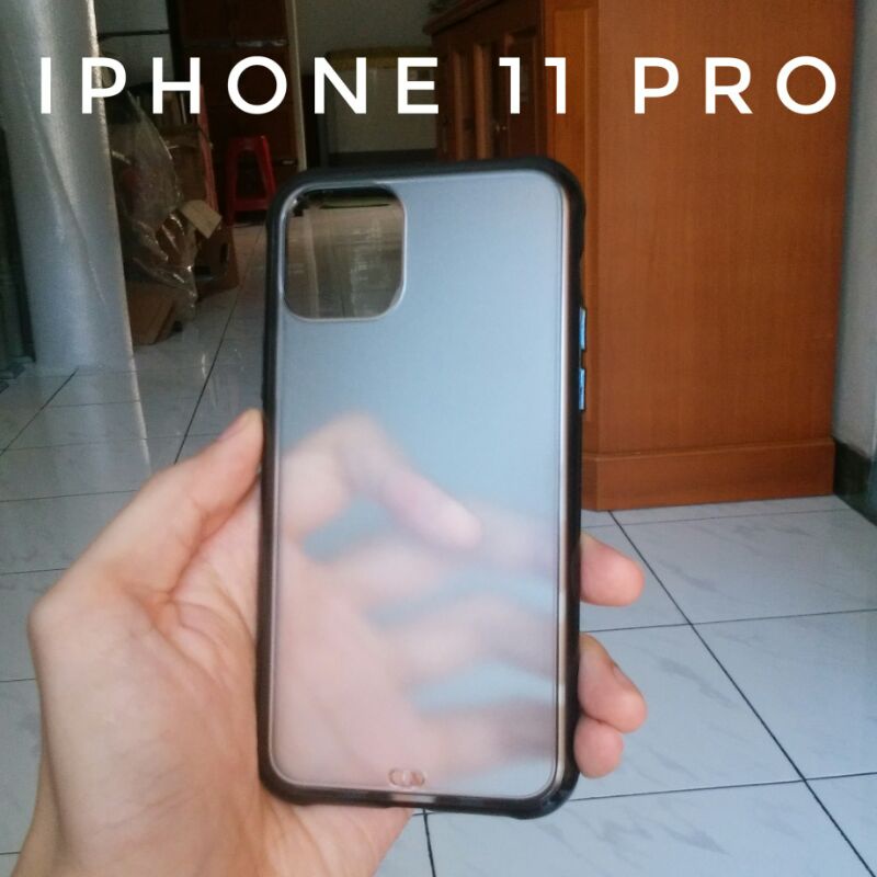 Casing Iphone 11 Pro Soft Case Transparent Blur Black Black Shopee Philippines