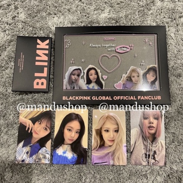 Blackpink Weverse Membership Early Bird Special Gift [Photocards and