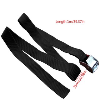 1M Buckle Tie-Down Belt Cargo Straps For Car Motorcycle Bike With Metal Buckle Tow Rope Strong Ratch #6