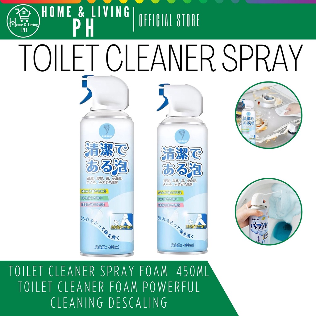 Original Toilet Cleaner Spray Foam 450ml Toilet Cleaner Foam Powerful