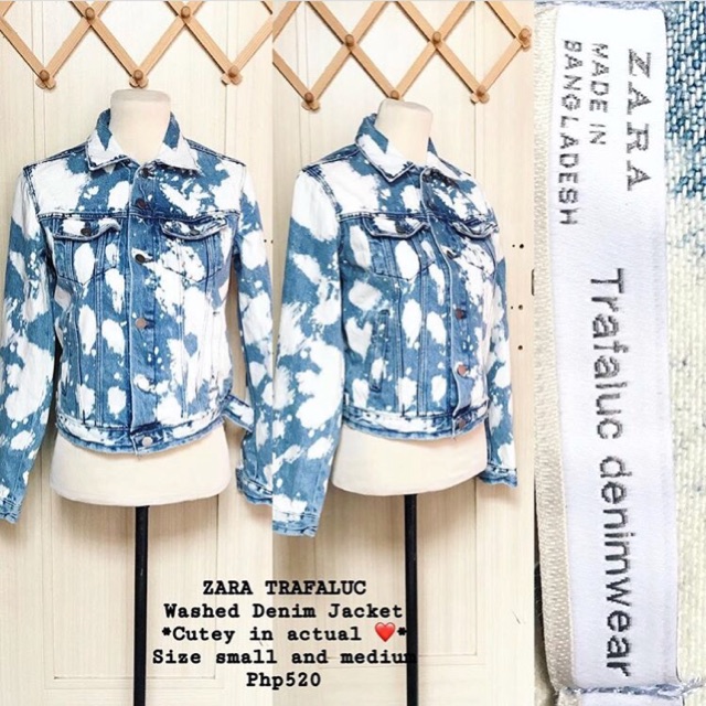 trafaluc denim wear zara jacket