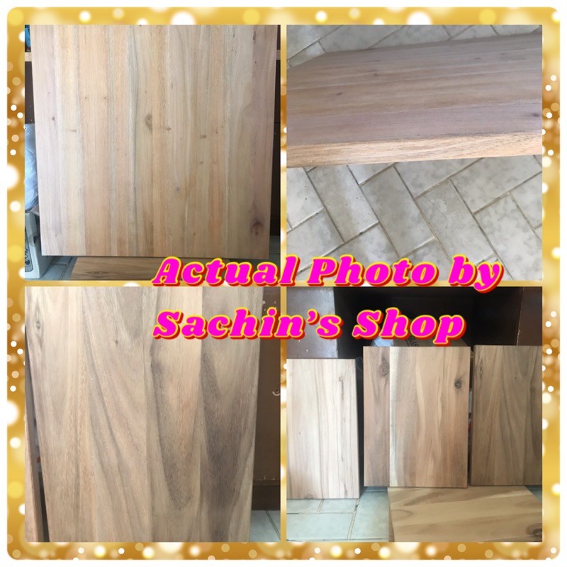 UNFINISHED SQUARE 24” KILNDRY MAHOGANY WOOD/ MAHOGANY BOARD Shopee