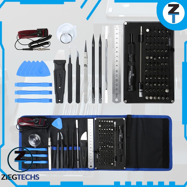 ZiegTechs 87in1 Professional Electronics Repair Tool Kit with