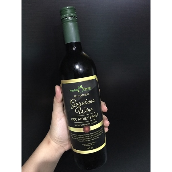 All Natural Guyabano Wine Doc Atoie S Finest Shopee Philippines