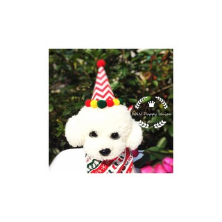 Pet Dog Cat Party Accessories Christmas Bandana Bowknot Costume w/ Hat #3