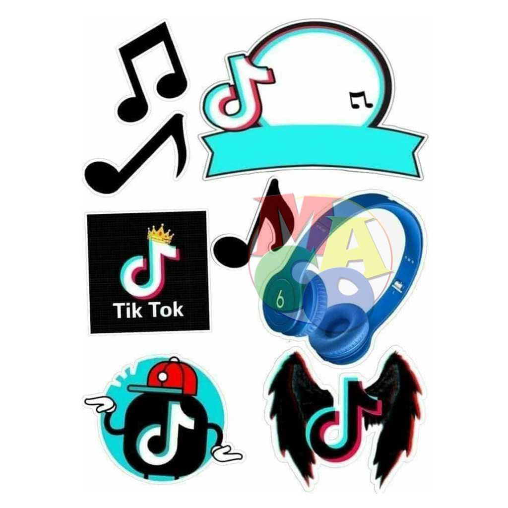 Tiktok Theme Cake Toppers Shopee Philippines