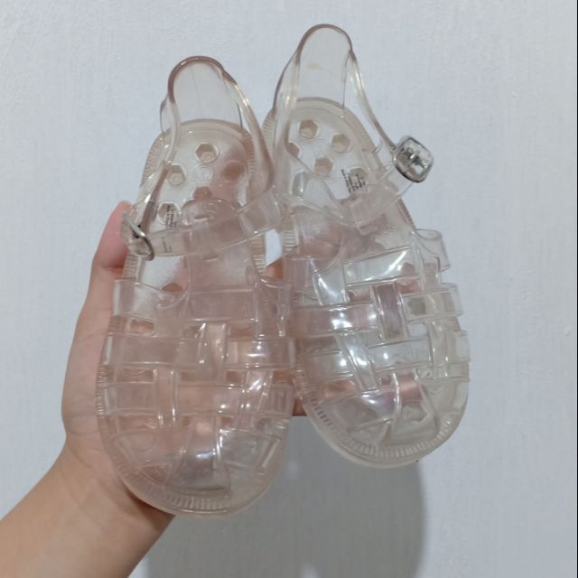 clear jelly shoes